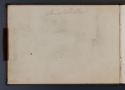 Signature 'James Whistler', St Petersburg Sketchbook, inside front cover, The Hunterian