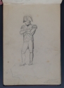 A. O. Koritzkii after Brioullov, 'Napoleon Bonaparte', St Petersburg Sketchbook, p. 23, The Hunterian