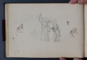 'Robed figures, and studies of a woman', St Petersburg Sketchbook, p. 32, The Hunterian