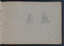 'Studies of a woman with a box', St Petersburg Sketchbook, p. 35, The Hunterian