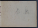 View a larger version of this image 'Studies of a woman with a box', St Petersburg Sketchbook, p. 35, The Hunterian