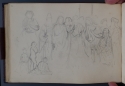 'Jesus talking to a crowd of people, St Petersburg Sketchbook, p. 58, The Hunterian
