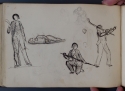 View a larger version of this image 'Boys playing hockey', St Petersburg Sketchbook, p. 70, The Hunterian