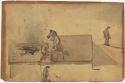 r.: A Fire at Pomfret: School House on Fire, Freer Gallery of Art