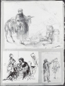 
                Sir John Chester and other drawings in a  scrapbook, Metropolitan Museum of Art 