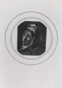 Head of a man in a cloak, Pelouze's Album, p. 79, Colby College Museum of Art