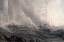 Copy after Turner's 'Rockets and blue lights (close at hand) to warn steam-boats of shoal water', detail
