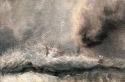 Copy after Turner's 'Rockets and blue lights (close at hand) to warn steam-boats of shoal water', detail