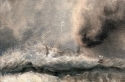 Copy after Turner's 'Rockets and blue lights (close at hand) to warn steam-boats of shoal water',  detail