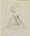 
                Profile sketch of a child, Freer Gallery of Art