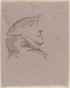 
                r.: Head of a man in a tall hat, Freer Gallery of Art