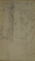Lady with page and courtier, in Tudor dress, GUL NB10, p. 46
