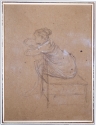 r.: Model Resting; v.: A woman's leg