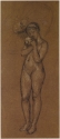 
                    Nude with parasol, private collection