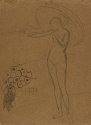 
                A nude holding up a parasol, 1870/1873, The Hunterian