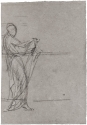 r.: A study of a draped female figure, Fitzwilliam Museum