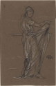 Draped female figure, Freer Gallery of Art