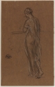 
                    r.: Standing draped figure, Freer Gallery of Art