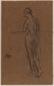 
                r.: Standing draped figure, Freer Gallery of Art