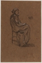 
                r.: Female figure, seated, Freer Gallery of Art