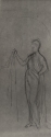 View a larger version of this image v.: A woman holding up a scarf, The Hunterian