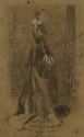 Study for 'Arrangement in Black, No. 2: Portrait of Mrs Louis Huth', Ashmolean Museum