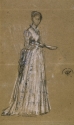 
                    Study for a dress, Fitzwilliam Museum