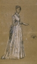 
                Study for a dress, Fitzwilliam Museum