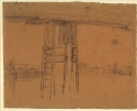 Whistler, Study for 'Blue and Silver: Screen, with Old Battersea Bridge',
Albright-Knox Art Gallery, Buffalo