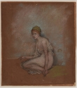 Seated figure