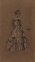 Mrs Leyland in a flounced dress, Freer Gallery of Art