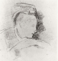 
                Study of a lady's head, Brown University