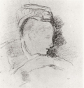 
                    Study of a lady's head, Brown University