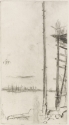 
                Shipbuilder's Yard, Liverpool, drypoint (G.142 II), Colby College Museum