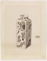 
                    Square Canister with expanding neck, Freer Gallery of Art