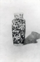 
                Large Cylindrical Vase with hollow neck, Whereabouts unknown