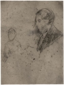 
                    Studies of a young man with a girl, whereabouts unknown