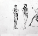 
                    v.: Two sketches of Nellie Farren, Private Collection