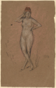 
                    Nude standing, with legs crossed, National Gallery of Art, DC