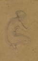 
                    v.: Study of crouching figure, private collection