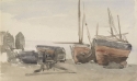 
                    Hastings: fishing boats, Colby College Museum of Art