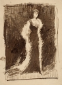 
                    Study for 'Arrangement in Black: Lady Meux', Art Institute of Chicago