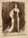 Study for 'Arrangement in Black: Lady Meux', Art Institute of Chicago