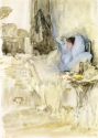 'Convalescent' or 'Petit Déjeuner; note in opal'