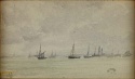 
                    Note in grey and silver – Oyster Fleet, The Hunterian