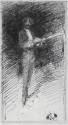 Sketch of 'Arrangement in Black: Portrait of Señor Pablo de Sarasate', Private Collection