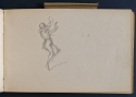 Woman dancing, Sketchbook, p. 51, The Hunterian