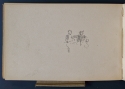 Two women seated on a bench, Sketchbook, p. 55, The Hunterian