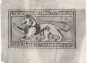 
                Crowned lion, Glasgow University Library