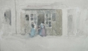 
                    Women and children outside a Brittany shop, Thomas Colville Fine Art